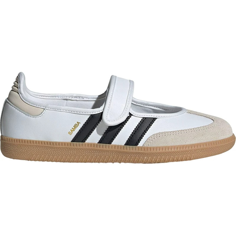 Adidas阿迪达斯三叶草女鞋SAMBA JANE 玛丽珍魔术贴休闲鞋JR1402