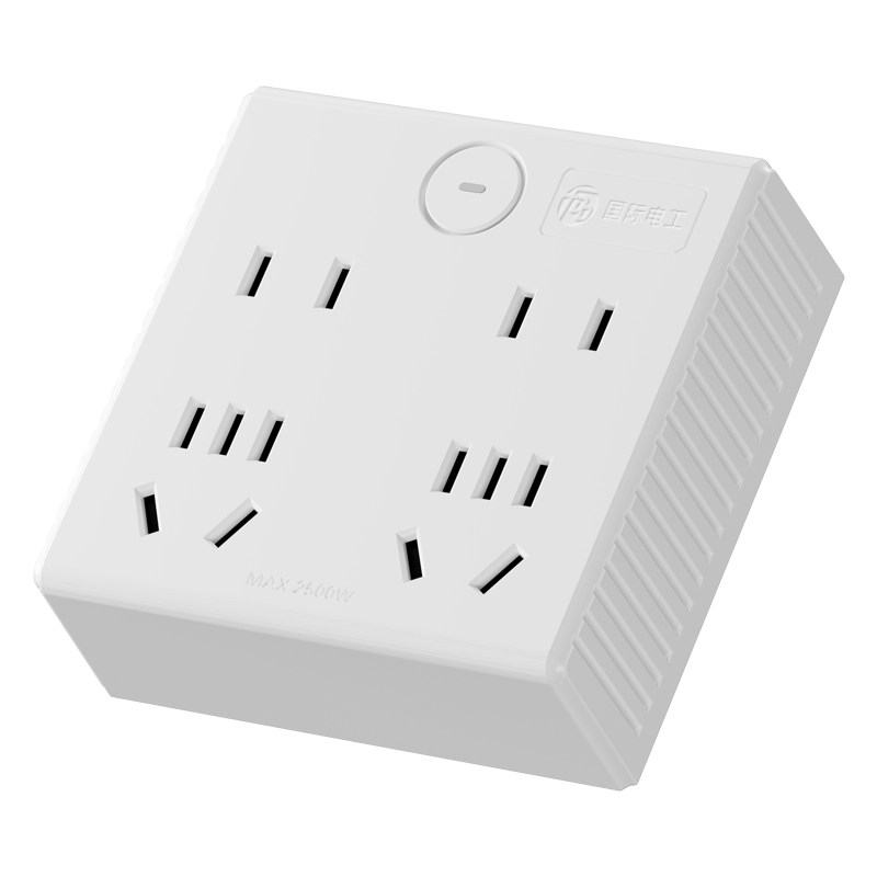 86型一转多扩展插座USB快充20W