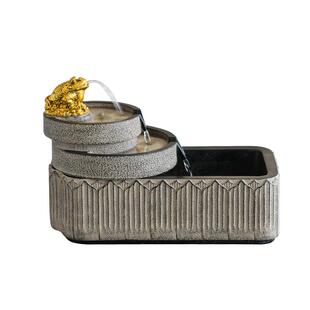 招财金蟾流水摆件循环水装饰玄关客厅电视柜鱼池喷泉造景开业礼物