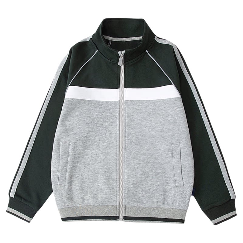 杭州学医中学附属洋溪小学同款校服墨绿色棒球服运动长裤校服套装