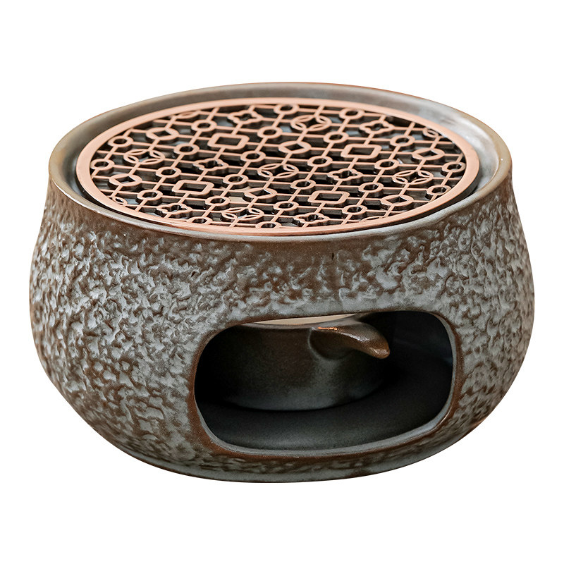榜盛温茶炉蜡烛煮茶底座保温暖茶器中式高档烘茶炉围炉煮茶温茶器
