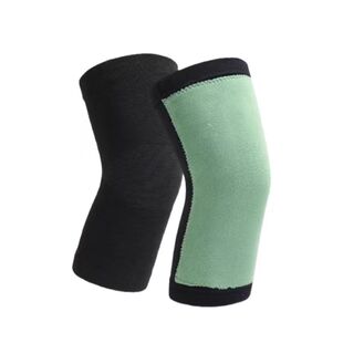 护膝盖套抖音同款男女关节保暖加绒发热艾草冬老人防寒老寒腿内穿