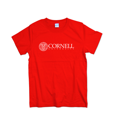 康奈尔大学恤纯棉夏季短袖