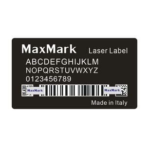 MaxMark美刻激光柔性标签纸黑色不可碎铭牌tesa6930标签3M7847
