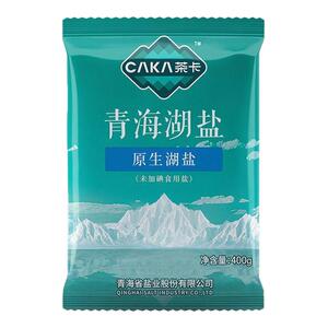 茶卡青海湖盐家用食用无碘盐无添加无抗结剂天然原生青海正品湖盐