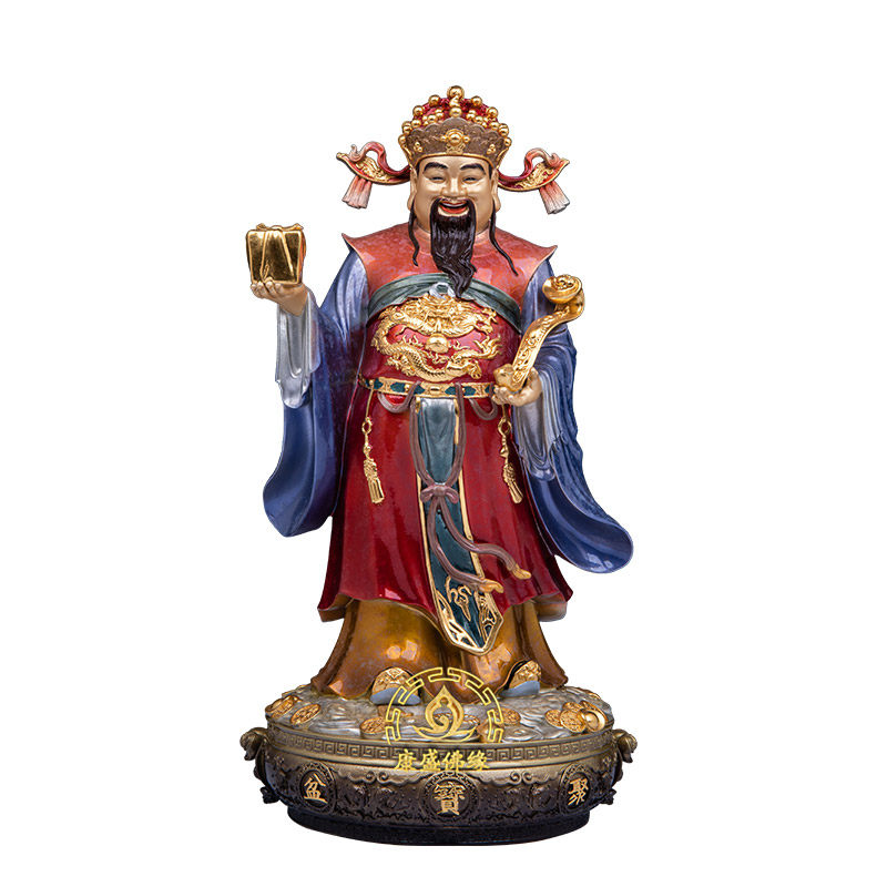 五路财神摆件招财进宝铜像