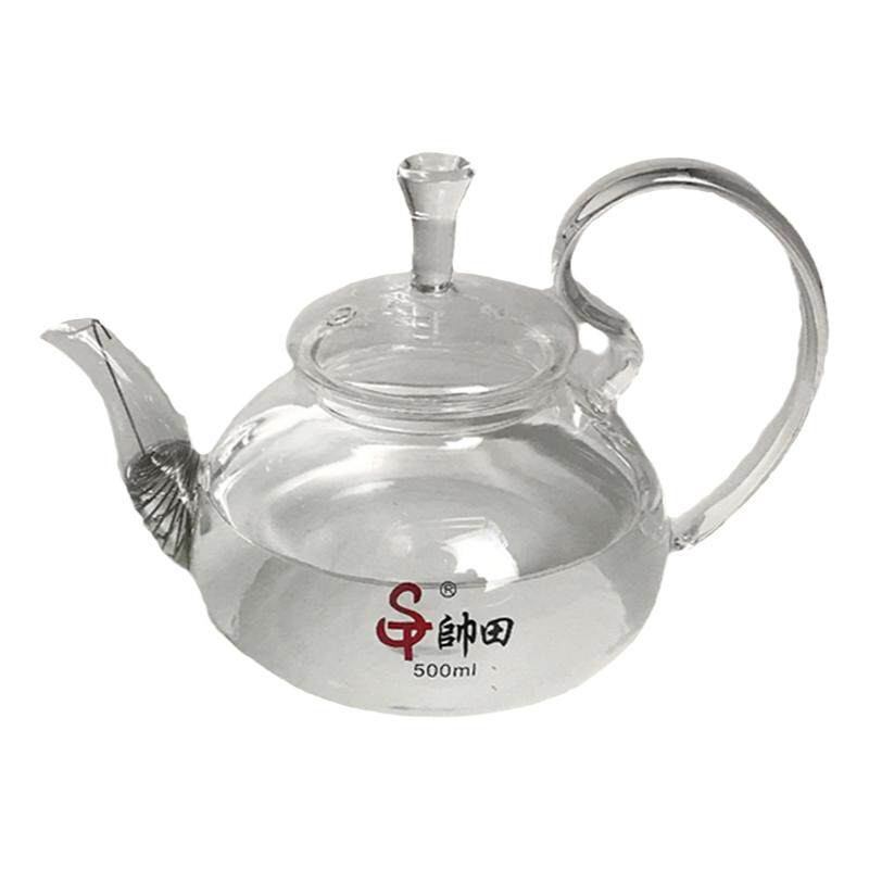 帅田 玻璃壶可干烧直火壶500ml电热炉功夫茶壶耐热烧水壶电陶炉壶