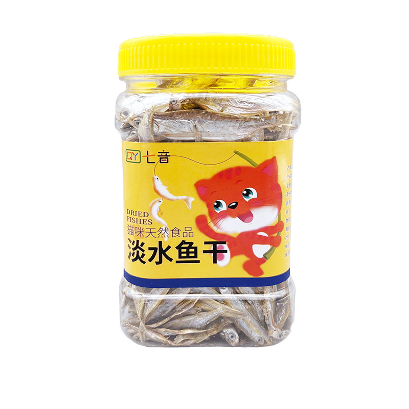 猫粮小鱼干猫食肉条高钙高蛋白猫咪磨牙新鲜零食增肥鱼干淡水天然