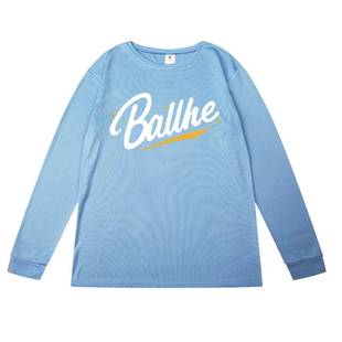 篮球运动速干网眼长袖速干高弹BALLHE北卡蓝训练投篮服美式健身男