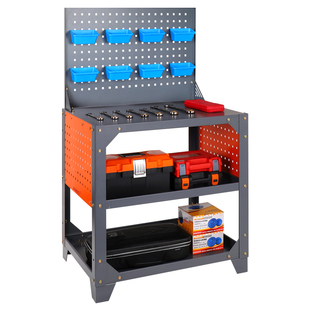 CNC钻攻机工作台 加工中心辅助工作台数控机床工具桌带轮子工具车