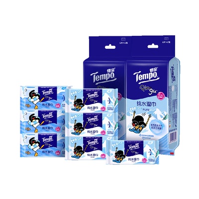 Tempo/得宝Pingu联名纯水湿巾