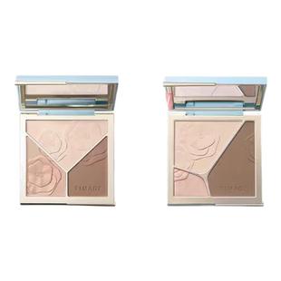 彩棠高光修容盘4.0迷你mini一体盘三色珠光哑光提亮阴影5.2g