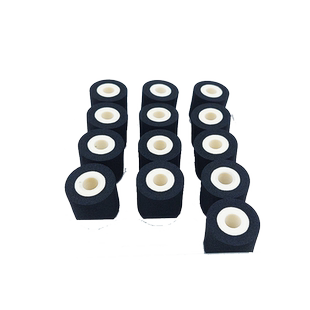 尼点中高温墨轮36 32 36 35 40 自动包装机墨轮DK1100迪凯打码机 my380f 标示机 热烫印固体 黑色 墨轮