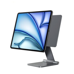 2024款平板iPadPro磁吸支架13寸air456平板Pro11寸桌面折叠支撑架