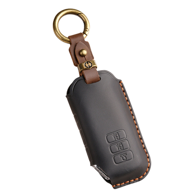 23款起亚嘉华钥匙套KIA起亚进口EV6商务车遥控高档真皮保护包扣男