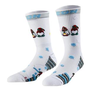 维动圣诞系列实战专业篮球袜子毛巾底高筒运动精英男中筒高帮长筒