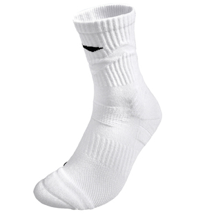 李宁篮球袜子男款专业运动袜中筒cba青少年美式精英袜长筒毛巾底