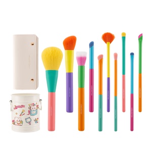 Lovelykitten/爱丽喵彩虹化妆刷彩色多巴胺化妆刷10支套装礼盒