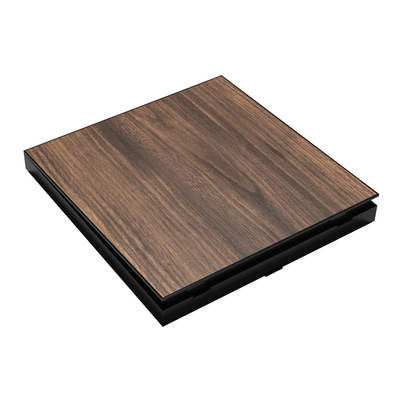 美式黑胡桃木纹复古开关插座