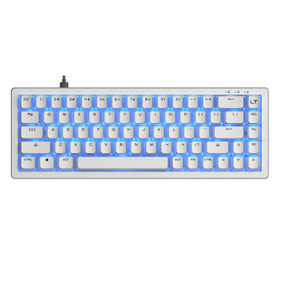 双飞燕血手幽灵AT68守护者光轴有线机械键盘游戏电竞铝坨坨全合金