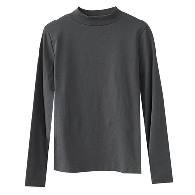 显脖子小立领低中领打底衫基础款