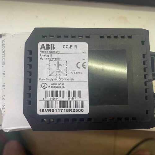 议价ABB 1SVR011718R2500 CC-E I/I 电流控制模块