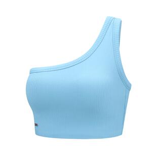 VfU斜挎单肩运动内衣中强度美背外穿背心透气瑜伽普拉提健身文胸