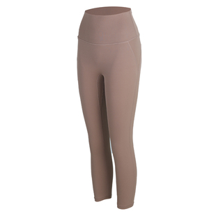 DCW七分瑜伽裤女健身带内裤小个子普拉提训练高腰提臀跑步运动裤