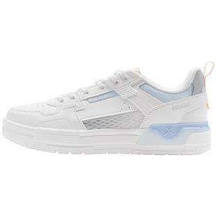 特步裂变板鞋女鞋小白鞋冬季款百搭休闲鞋运动鞋网面潮流男鞋子