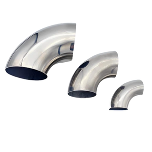 201/304不锈钢90度弯头 51/60/63/76mm弯头 钢管连接口焊接弯头