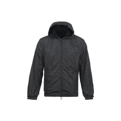 【自营】EMPORIO ARMANI/阿玛尼印花连帽男士宽松双面穿夹克外套