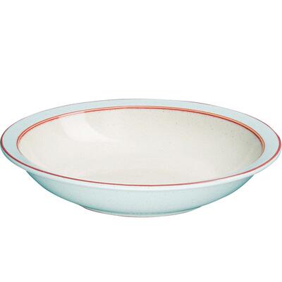 丹碧炻瓷田园风进口浅边碗