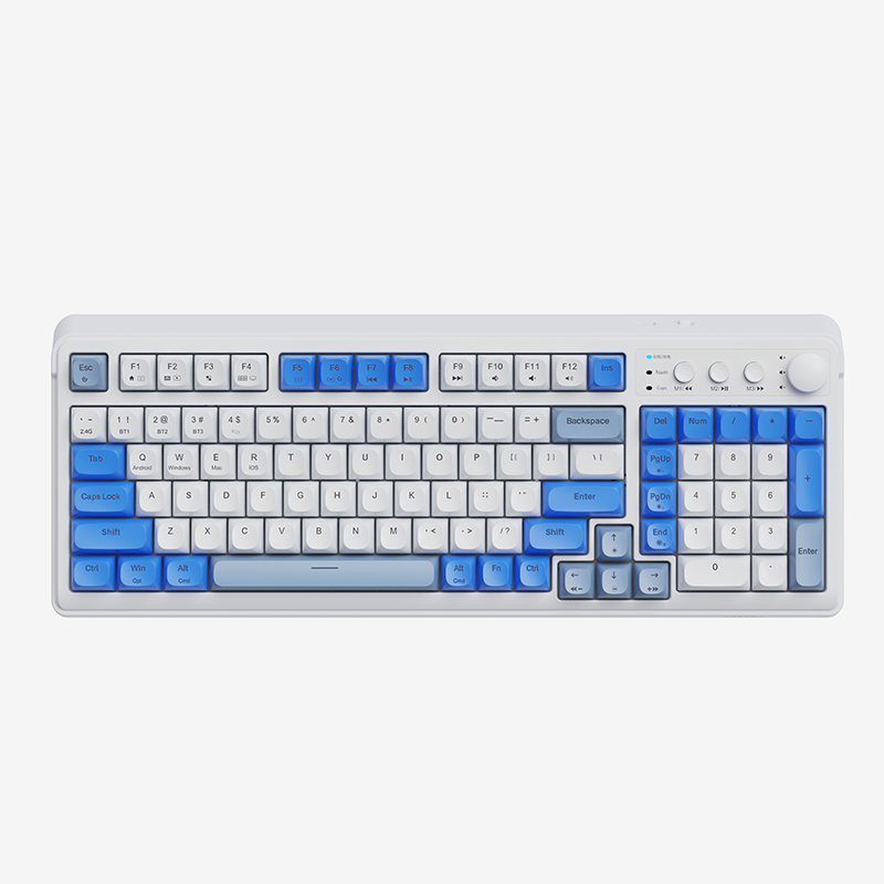 AOC GK210无线三模游戏办公键盘蓝牙有线机械手感RGB键盘炫彩背光