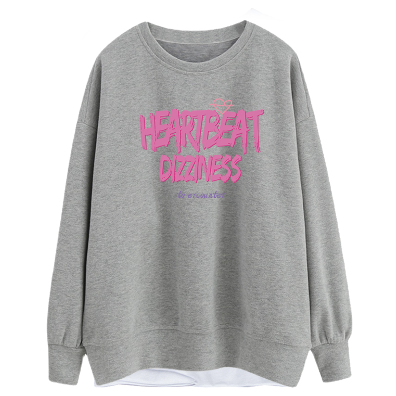 搭配鲨鱼裤假两件加绒卫衣女2025早春新款设计感字母中长款上衣潮