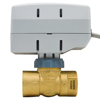 西门子电动两通阀SUE21电磁阀6分