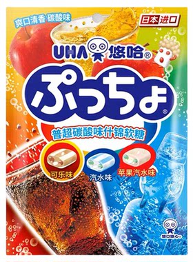 UHA悠哈普超软糖碳酸味90g*1袋