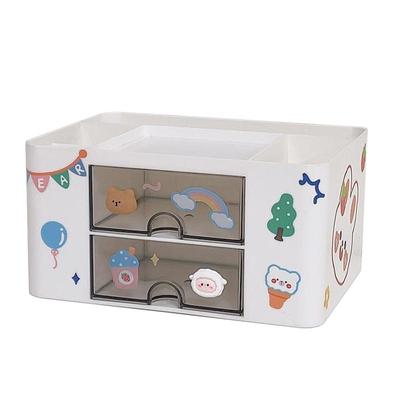 桌面笔筒文具收纳盒抽屉式置物架