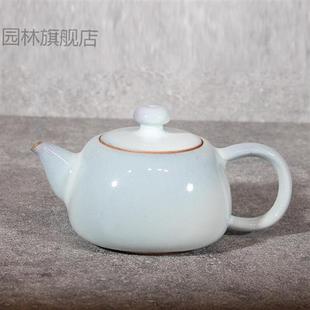 钧瓷茶具喝茶套装 钧瓷单壶纯手工小茶壶茶具套装 家用功夫泡 一体式