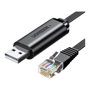 绿联usb转console调试线232typec交换机配置线笔记本电脑USB接口转rj45串口网口控制转换免驱动路由器