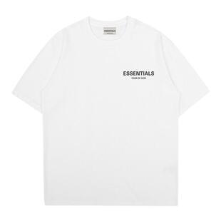 ESSENTIALS官方短袖男T恤女夏季新款情侣装纯棉休闲运动重磅上衣