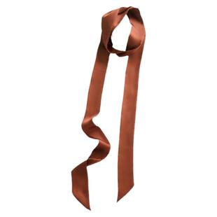 小长条丝巾女夏季薄款搭配衬衫编发丝带腰带发带绑包飘带脖子颈带