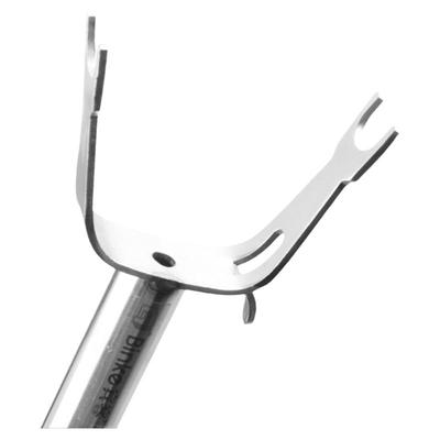 亲邻家用撑衣杆不锈钢一体衣叉丫