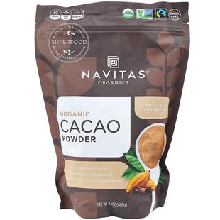 美国进口Navitas可可粉907g未碱化原生纯可可粉Cacao生酮冲饮烘焙