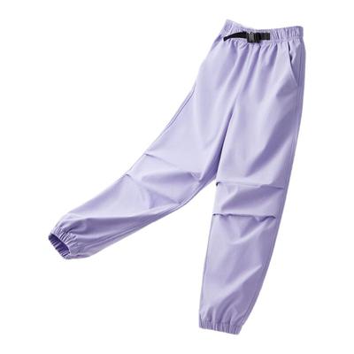 蕉内502Proof 男女童百搭宽松伞裤户外防风速干工装裤儿童长裤