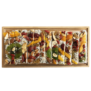 冰糖土豪炒米糖温州特产传统年货甜味小米酥芒果猕猴桃冬冻米糖