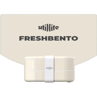utillife双层便当盒可微波炉加热