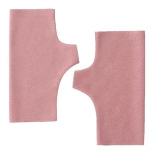 德绒半指手套女冬季半截漏手指加绒保暖防寒开车学生写字连指触屏