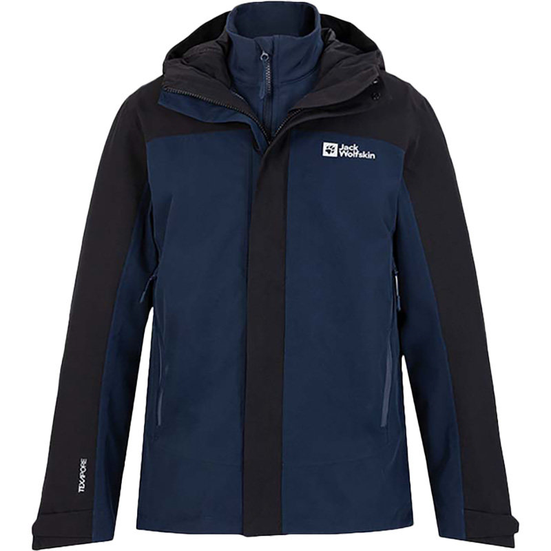 Jack wolfskin/狼爪正品新款男士软壳三合一外套5118356-6000