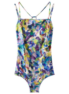 【speedo联名】商场同款播26夏新品印花连体泳衣女BPT2AD9220