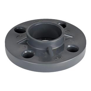 UPVC法兰盘一体塑料水管对接头配件国标美标日标PN16公斤法兰片dn